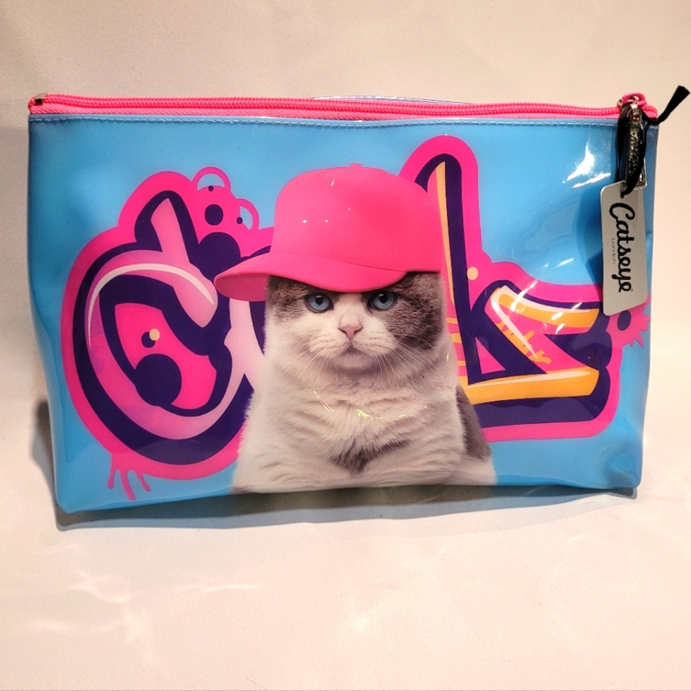 NWT Catseye London cosmetic case pouch bag